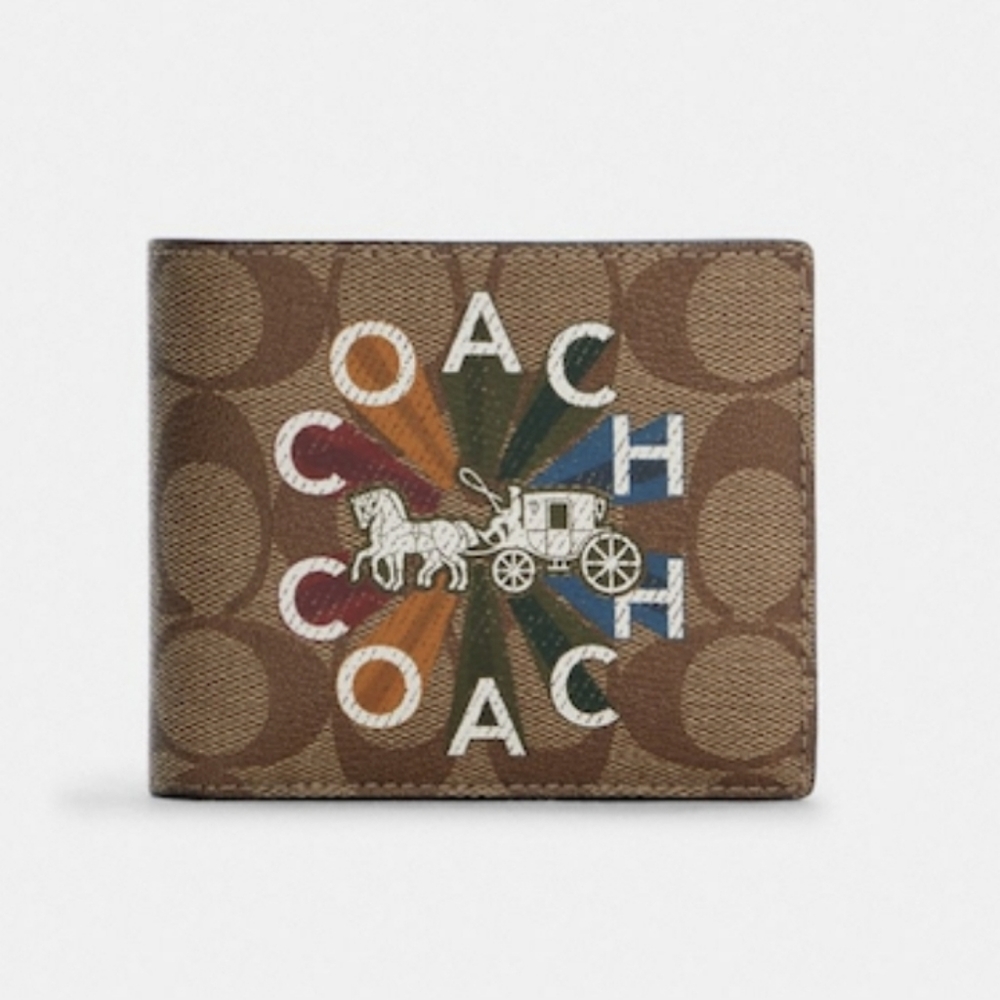 3 In 1 Wallet Coach Radial Rainbow